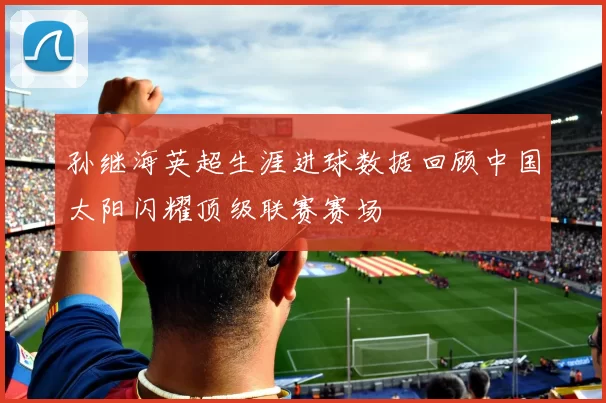 孙继海英超生涯进球数据回顾中国太阳闪耀顶级联赛赛场