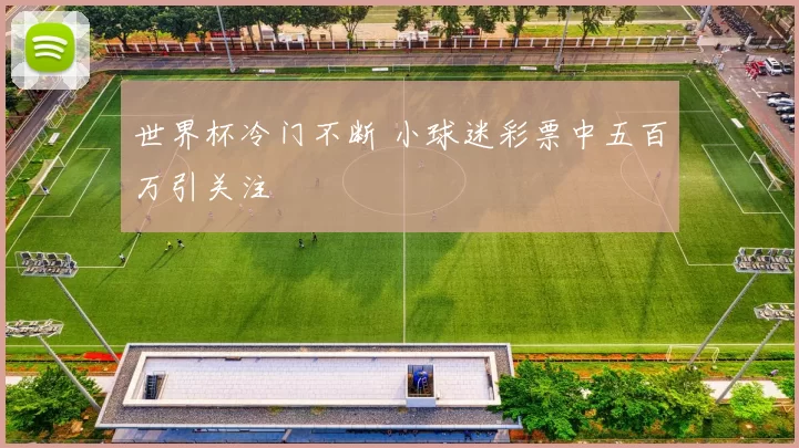 世界杯冷门不断 小球迷彩票中五百万引关注